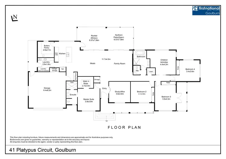 Floorplan of Homely house listing, 41 Platypus Circuit, Goulburn NSW 2580