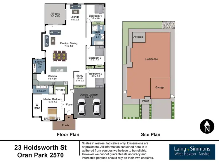 Floorplan of Homely house listing, 23 Holdsworth Street, Oran Park NSW 2570