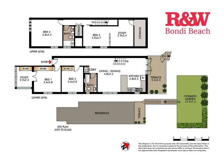 Floorplan of Homely apartment listing, 4/53 Sir Thomas Mitchell Road, Bondi Beach NSW 2026