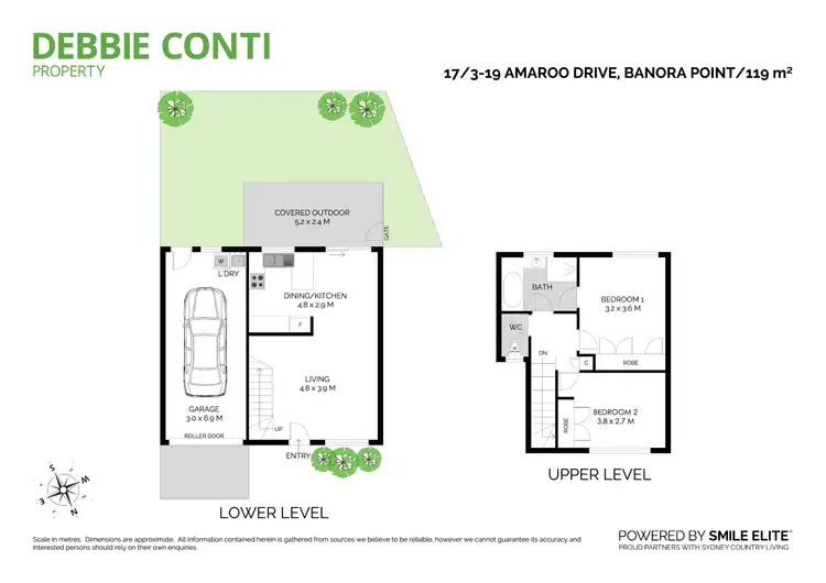 Floorplan of Homely townhouse listing, 17/3-19 Amaroo Drive, Banora Point NSW 2486