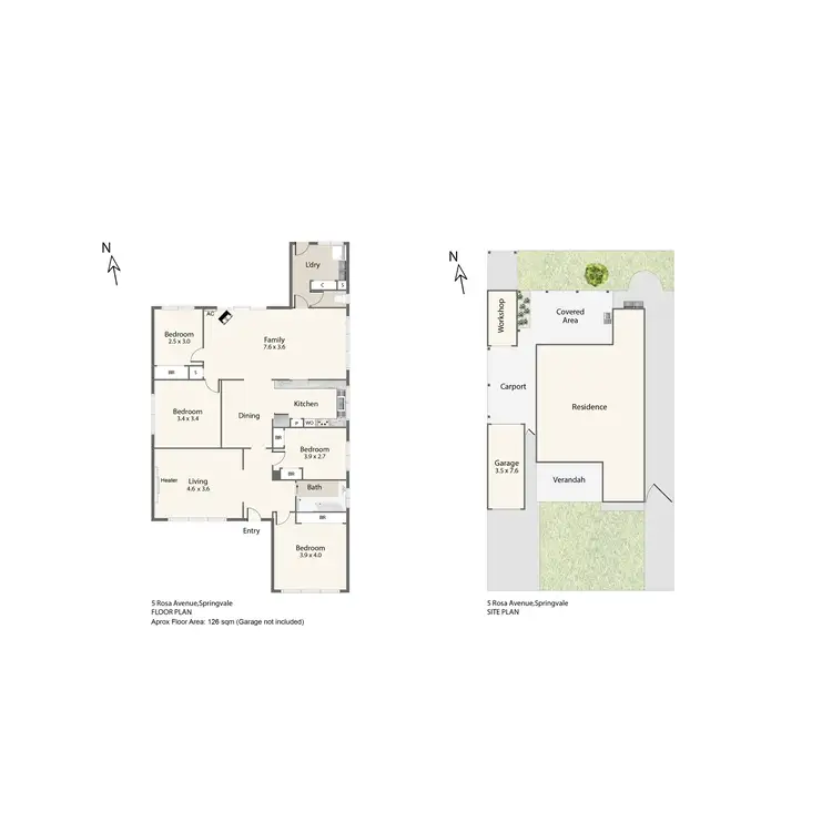 Floorplan of Homely house listing, 5 Rosa Avenue, Springvale VIC 3171