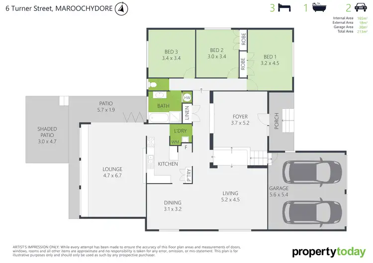 Floorplan of Homely house listing, 6 Turner Street, Maroochydore QLD 4558