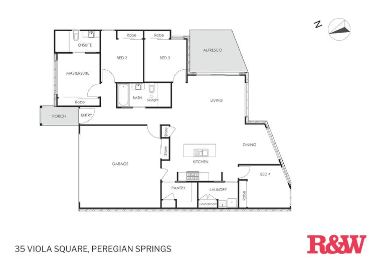 Floorplan of Homely house listing, 35 Viola Square, Peregian Springs QLD 4573