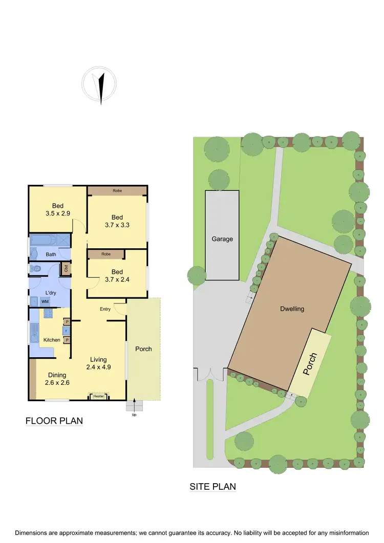 Floorplan of Homely house listing, 292 Greenwood Drive, Watsonia VIC 3087
