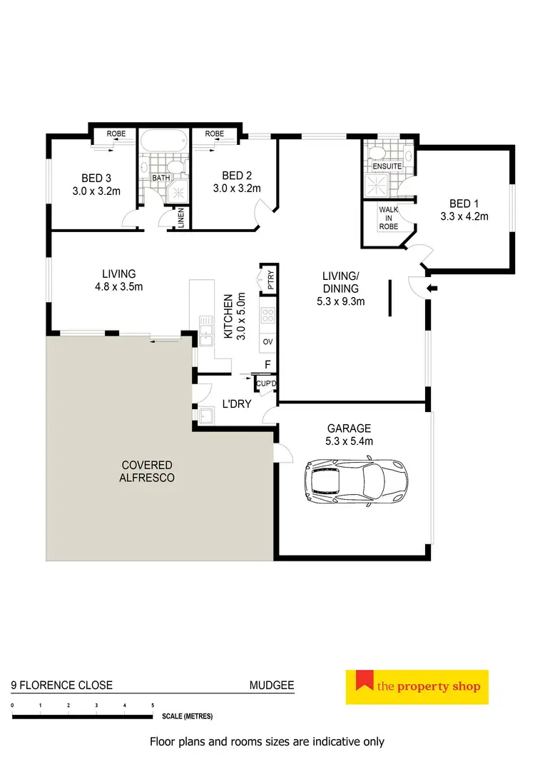 Floorplan of Homely house listing, 9 Florence Close, Mudgee NSW 2850