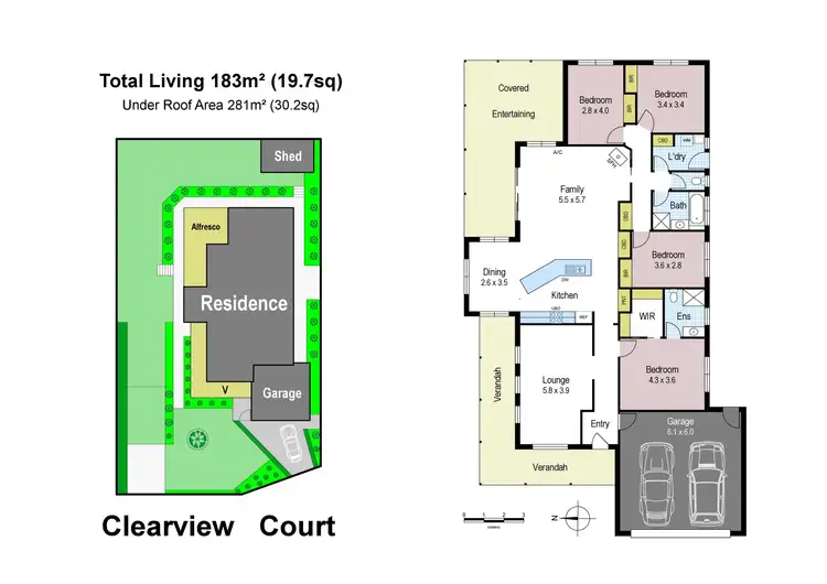 Floorplan of Homely house listing, 20 Clearview Court, Garfield VIC 3814