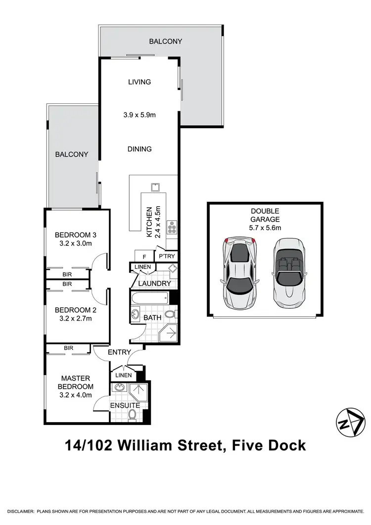 Floorplan of Homely apartment listing, 14/102 William Street, Five Dock NSW 2046