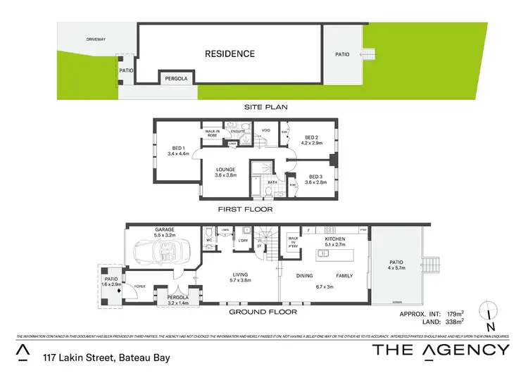 Floorplan of Homely townhouse listing, 117 Lakin Street, Bateau Bay NSW 2261