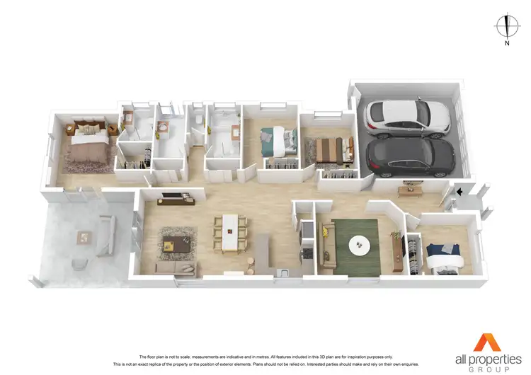 Floorplan of Homely house listing, 11 Henna Place, Heritage Park QLD 4118
