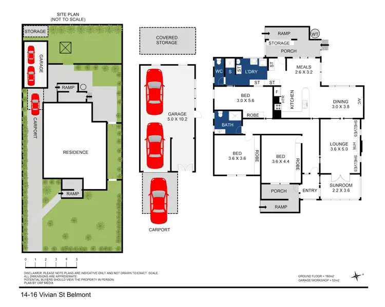 Floorplan of Homely house listing, 14-16 Vivian Street, Belmont VIC 3216