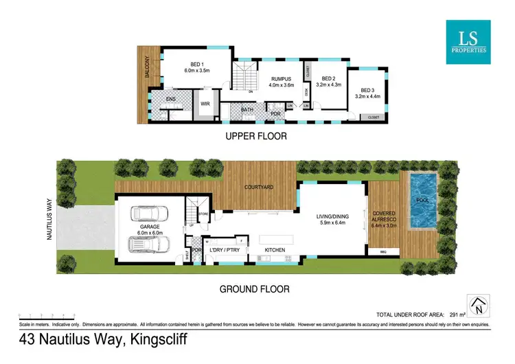 Floorplan of Homely house listing, 43 Nautilus Way, Kingscliff NSW 2487