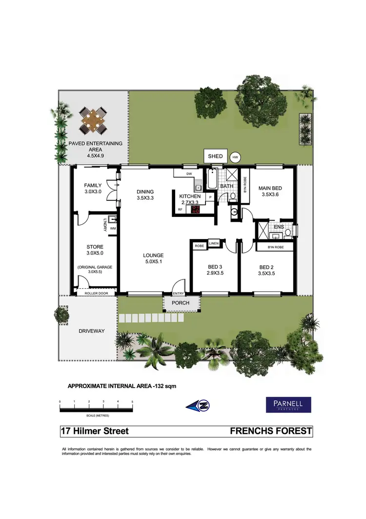Floorplan of Homely house listing, 17 Hilmer Street, Frenchs Forest NSW 2086