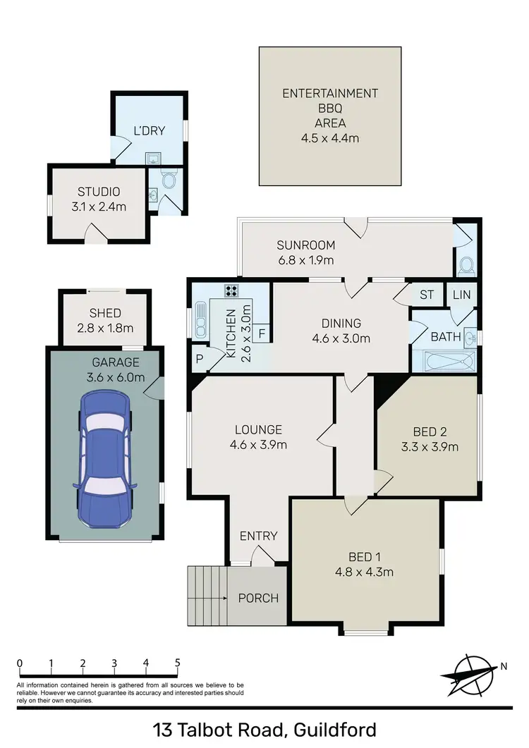 Floorplan of Homely house listing, 13 Talbot Road, Guildford NSW 2161