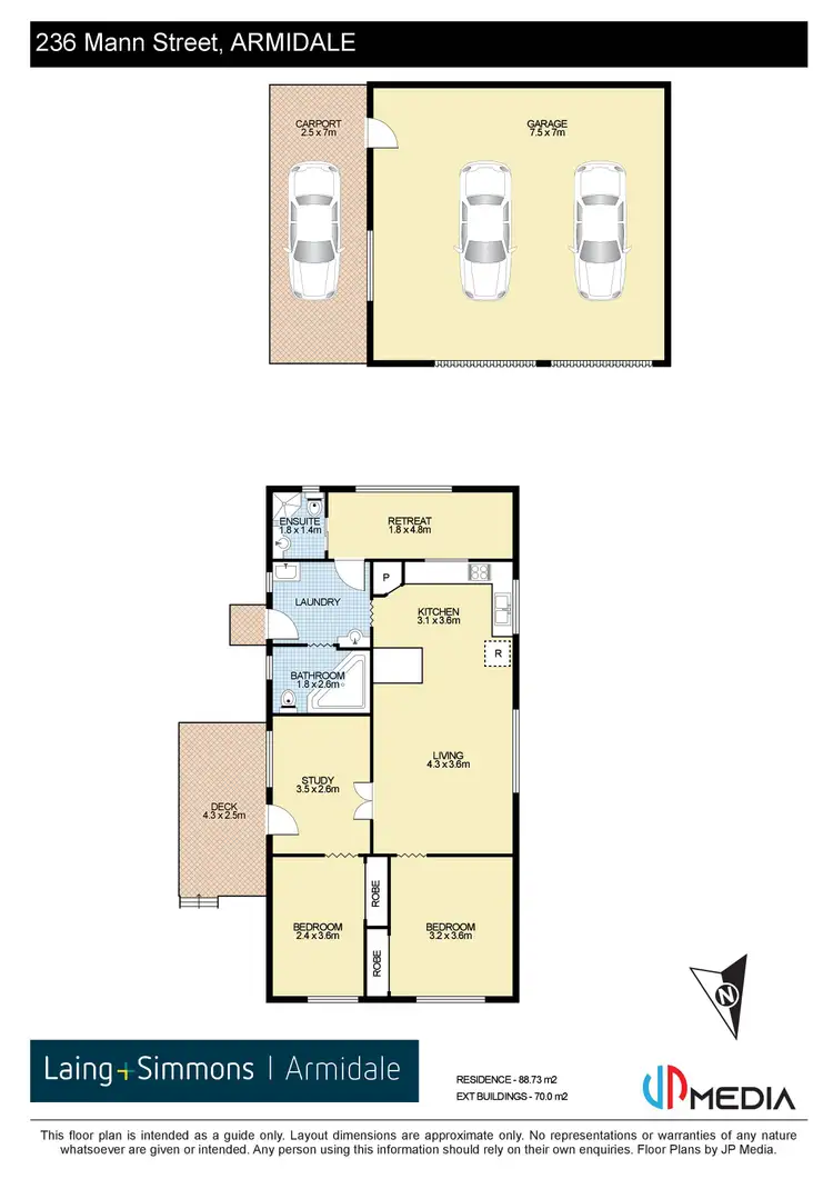 Floorplan of Homely house listing, 236 Mann Street, Armidale NSW 2350