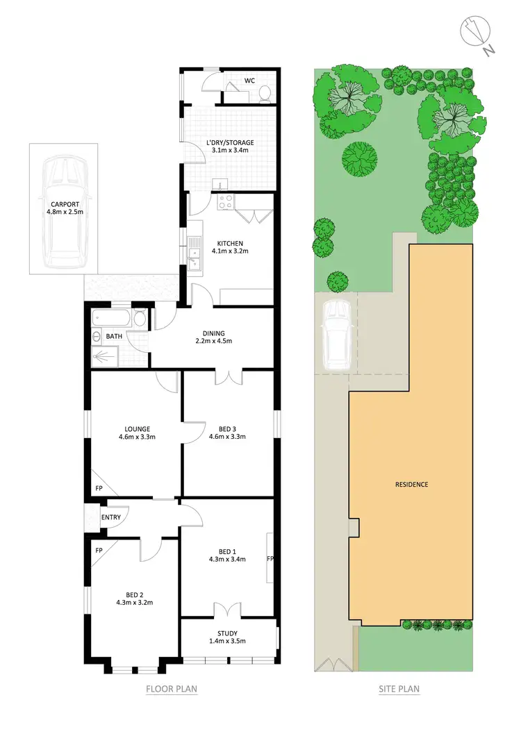 Floorplan of Homely house listing, 34 Terry Street, Tempe NSW 2044