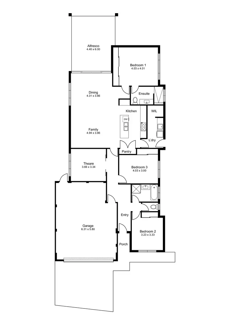 Floorplan of Homely house listing, 112 Wake Drive, Dalyellup WA 6230