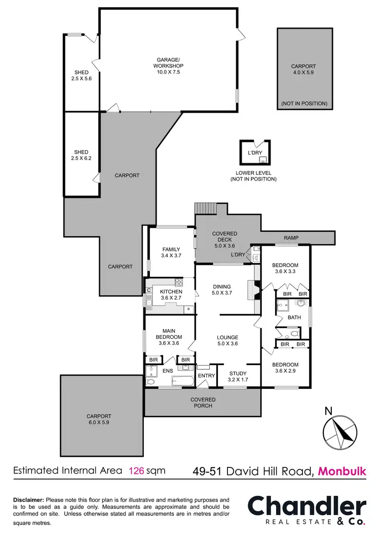 Floorplan of Homely house listing, 49-51 David Hill Road, Monbulk VIC 3793