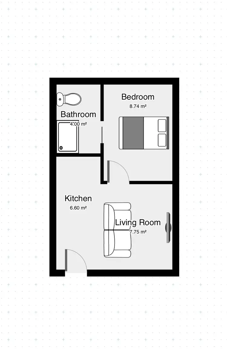 Floorplan of Homely unit listing, 12/11 King Street, Warrnambool VIC 3280