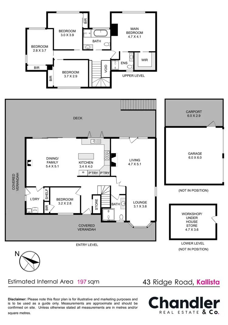 Floorplan of Homely house listing, 43 Ridge Road, Kallista VIC 3791