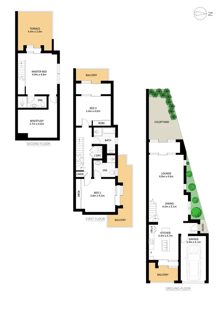 Floorplan of Homely house listing, 33 Railway Avenue, Stanmore NSW 2048