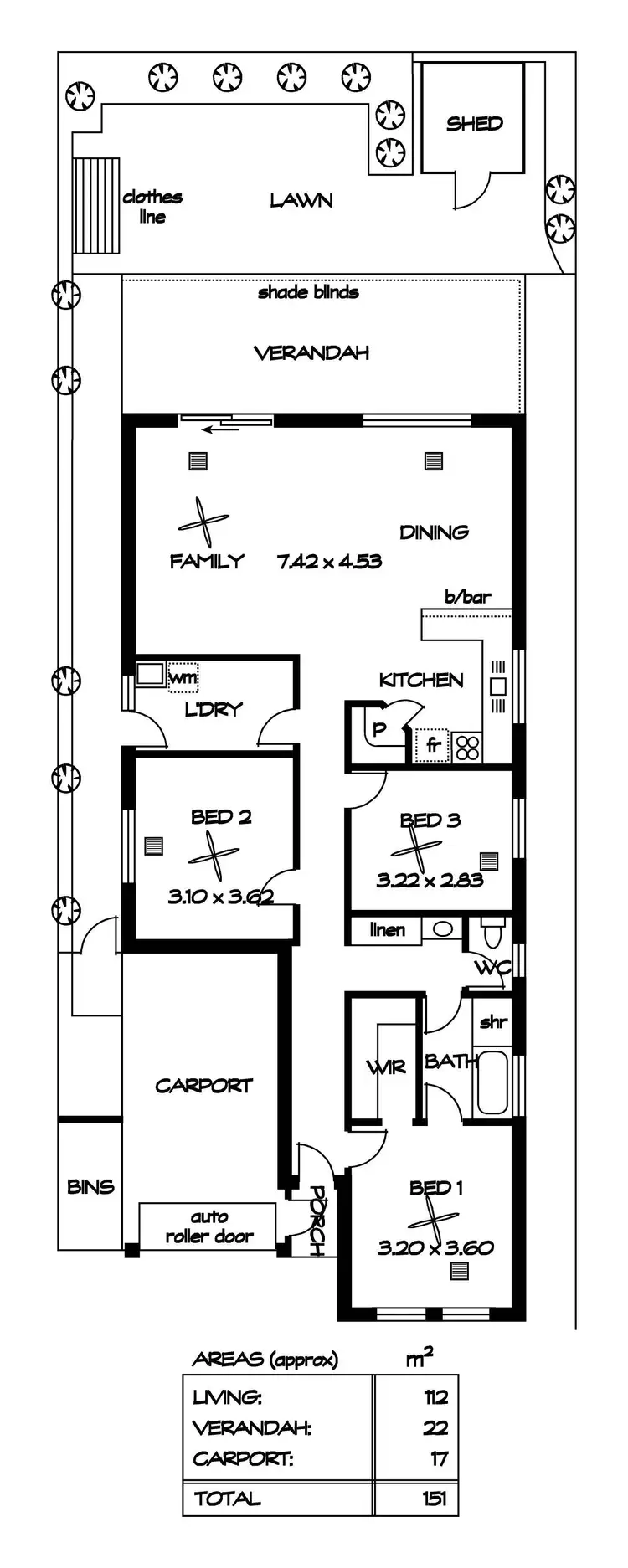 Floorplan of Homely villa listing, 34 Clapton Drive, Paralowie SA 5108