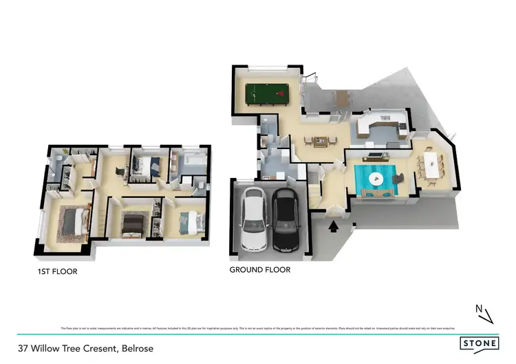 Floorplan of Homely house listing, 37 Willow Tree Crescent, Belrose NSW 2085