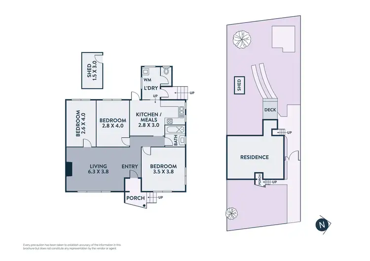 Floorplan of Homely house listing, 8 Laurel Street, Preston VIC 3072