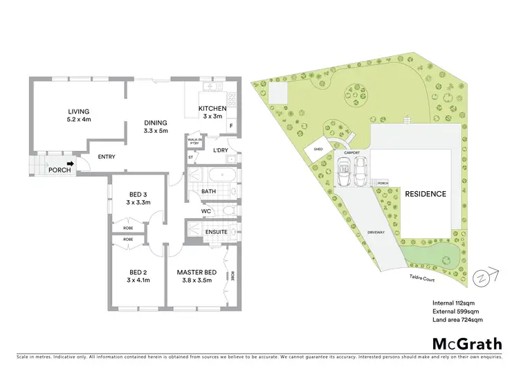 Floorplan of Homely house listing, 2 Taldra Court, Belmont VIC 3216