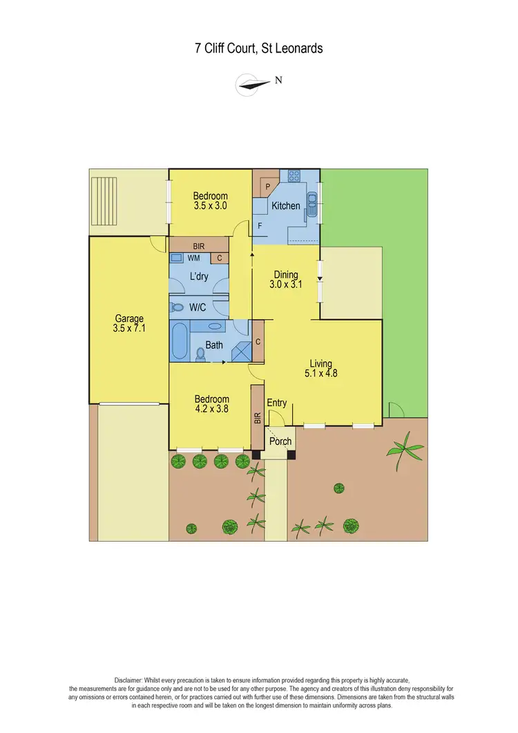 Floorplan of Homely house listing, 7 Cliff Court, St Leonards VIC 3223