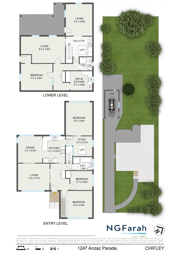 Floorplan of Homely house listing, 1247 Anzac Parade, Chifley NSW 2036