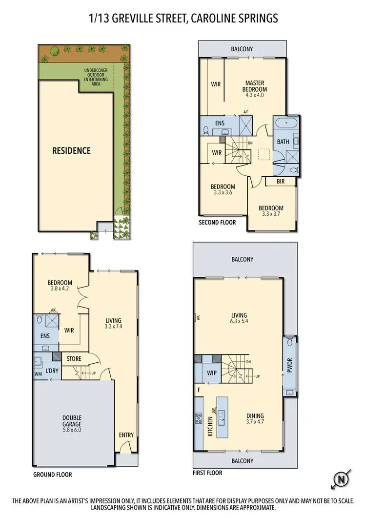 Floorplan of Homely unit listing, 1/13 Greville Street, Caroline Springs VIC 3023