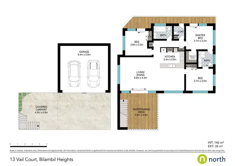 Floorplan of Homely house listing, 13 Vail Court, Bilambil Heights NSW 2486