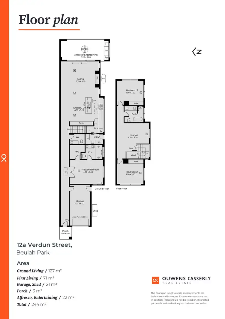 Floorplan of Homely house listing, 12A Verdun Street, Beulah Park SA 5067