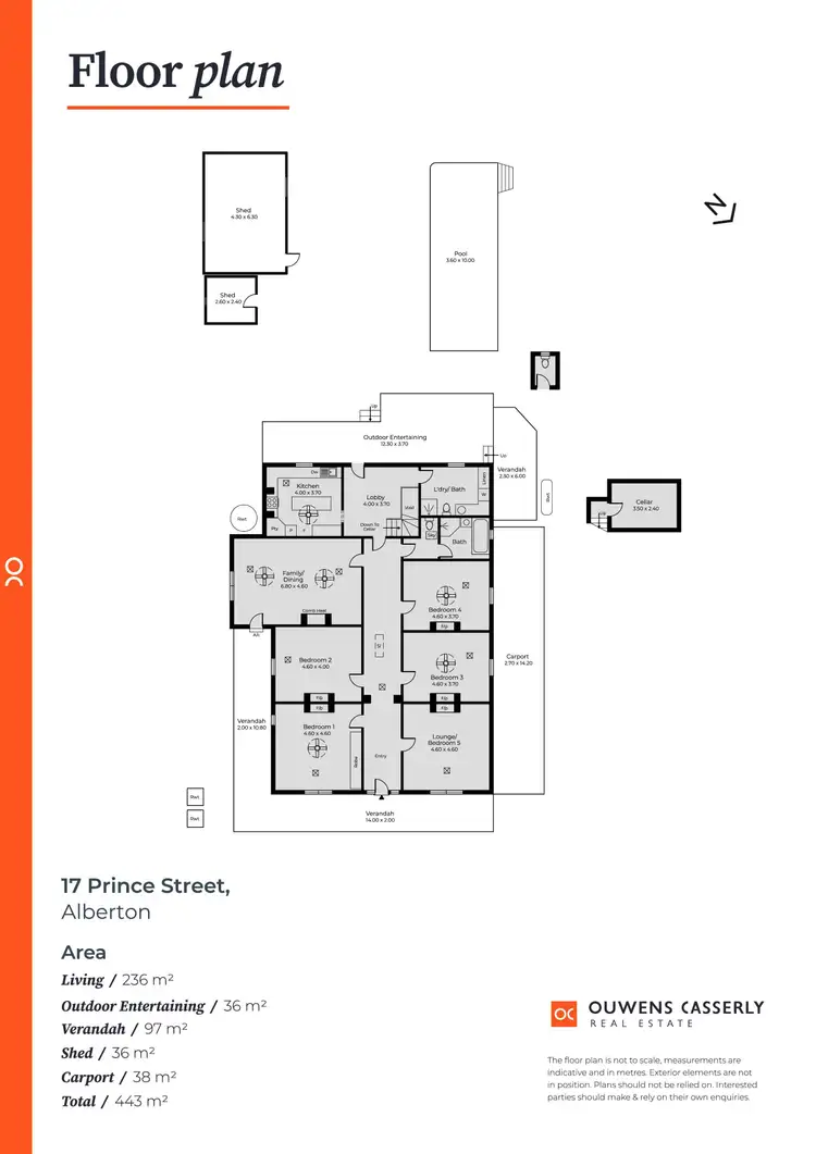 Floorplan of Homely house listing, 17 Prince Street, Alberton SA 5014