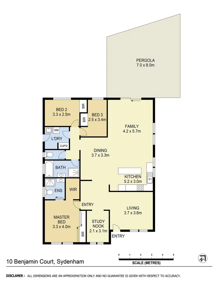 Floorplan of Homely house listing, 10 Benjamin Court, Sydenham VIC 3037