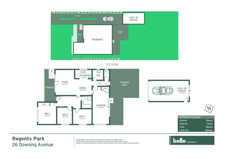 Floorplan of Homely house listing, 26 Downing Avenue, Regents Park NSW 2143