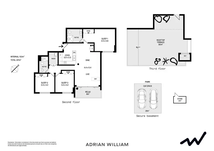Floorplan of Homely apartment listing, 201/72 Alice Street, Newtown NSW 2042