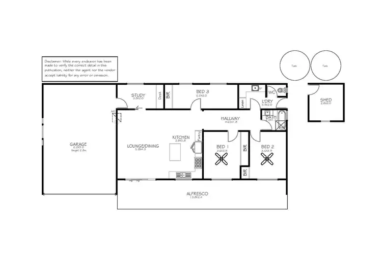 Floorplan of Homely house listing, 1 Grange Grove, Port Lincoln SA 5606
