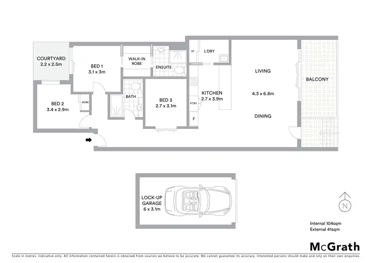 Floorplan of Homely apartment listing, 11/1 Saltriver Place, Footscray VIC 3011