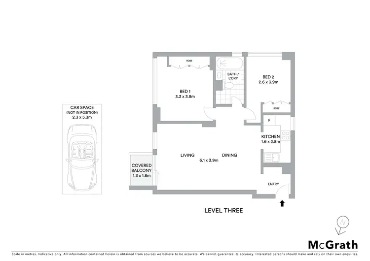 Floorplan of Homely apartment listing, 14/8 Fullerton Street, Woollahra NSW 2025