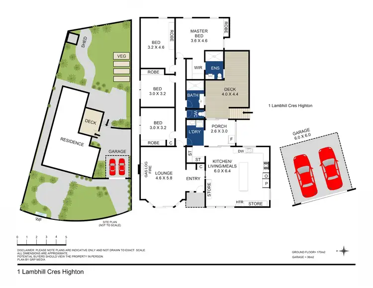 Floorplan of Homely house listing, 1 Lambhill Crescent, Highton VIC 3216