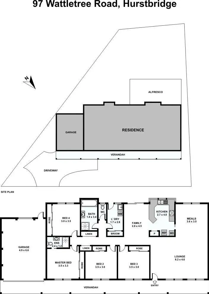 Floorplan of Homely house listing, 97 Wattletree Road, Hurstbridge VIC 3099
