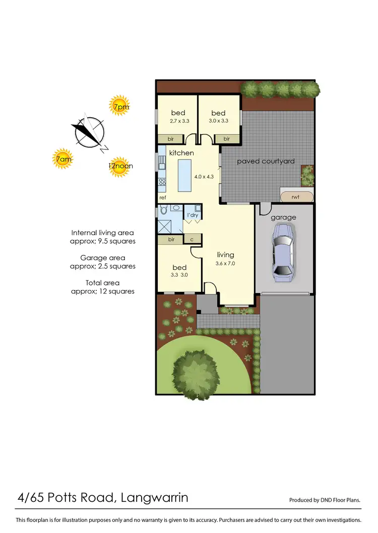 Floorplan of Homely unit listing, 4/65 Potts Road, Langwarrin VIC 3910