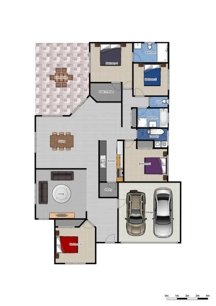 Floorplan of Homely house listing, 103 Trinity Way, Drewvale QLD 4116