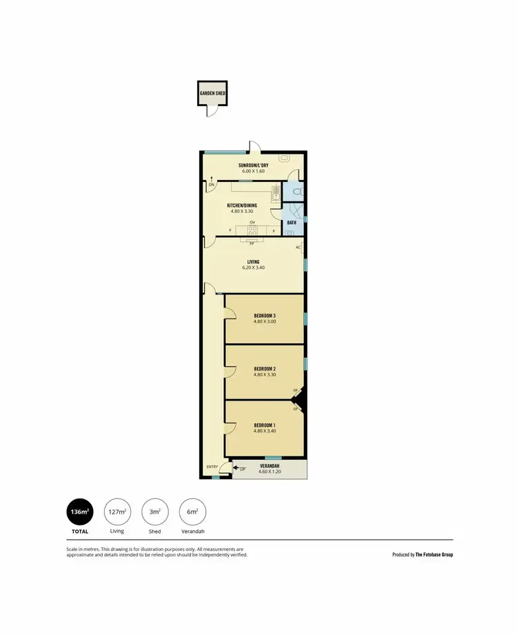 Floorplan of Homely house listing, 3 Pasquin Street, Glenelg North SA 5045