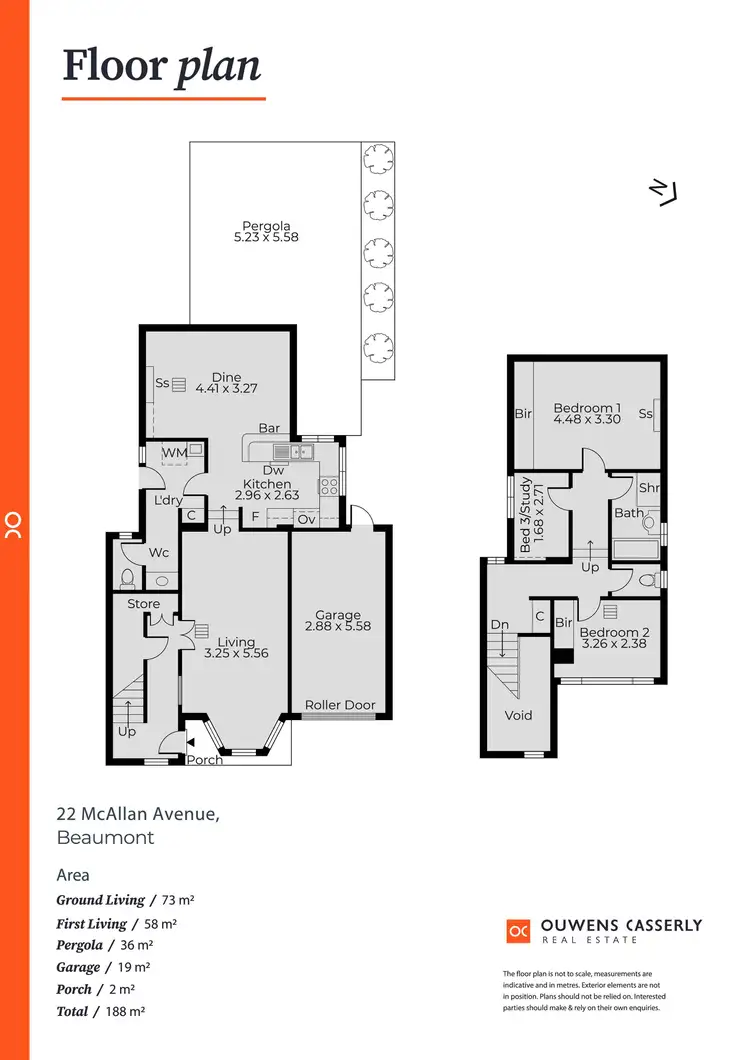 Floorplan of Homely house listing, 22 McAllan Avenue, Beaumont SA 5066