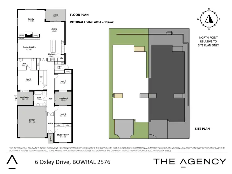 Floorplan of Homely semi-detached listing, 6 Oxley Drive, Bowral NSW 2576