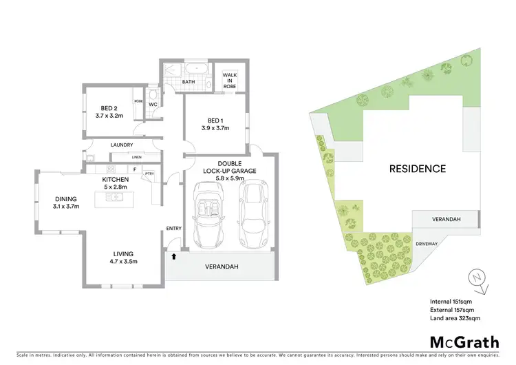 Floorplan of Homely unit listing, 3/76 Augustine Drive, Highton VIC 3216