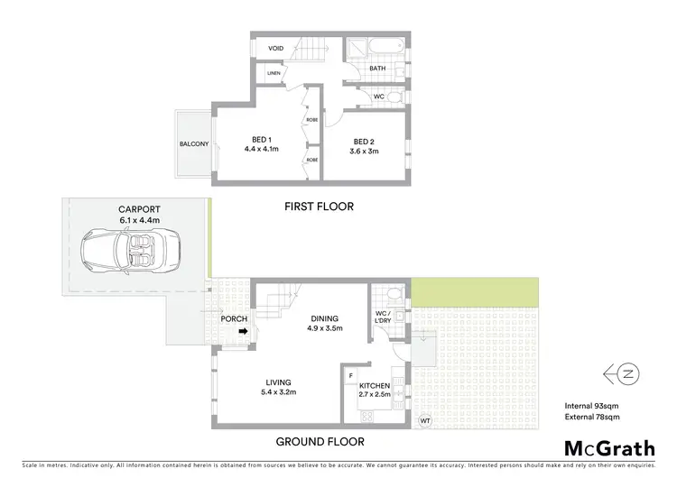 Floorplan of Homely townhouse listing, 4/63 Fraser Road, Long Jetty NSW 2261