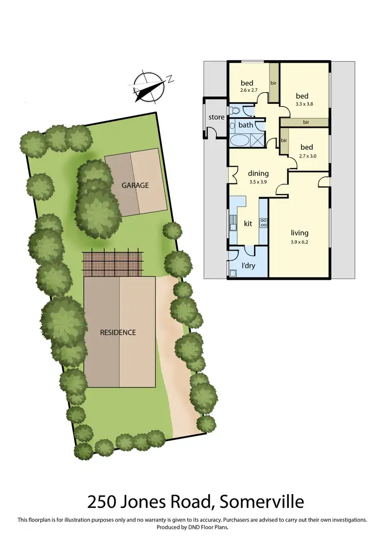 Floorplan of Homely house listing, 250 Jones Road, Somerville VIC 3912